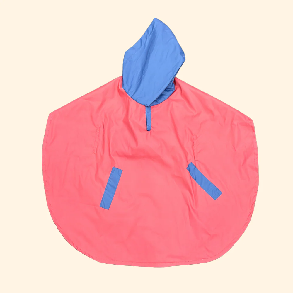 Pet Set Go Dual Colour Cape Style Raincoat for Dogs (Pink) - Image 7
