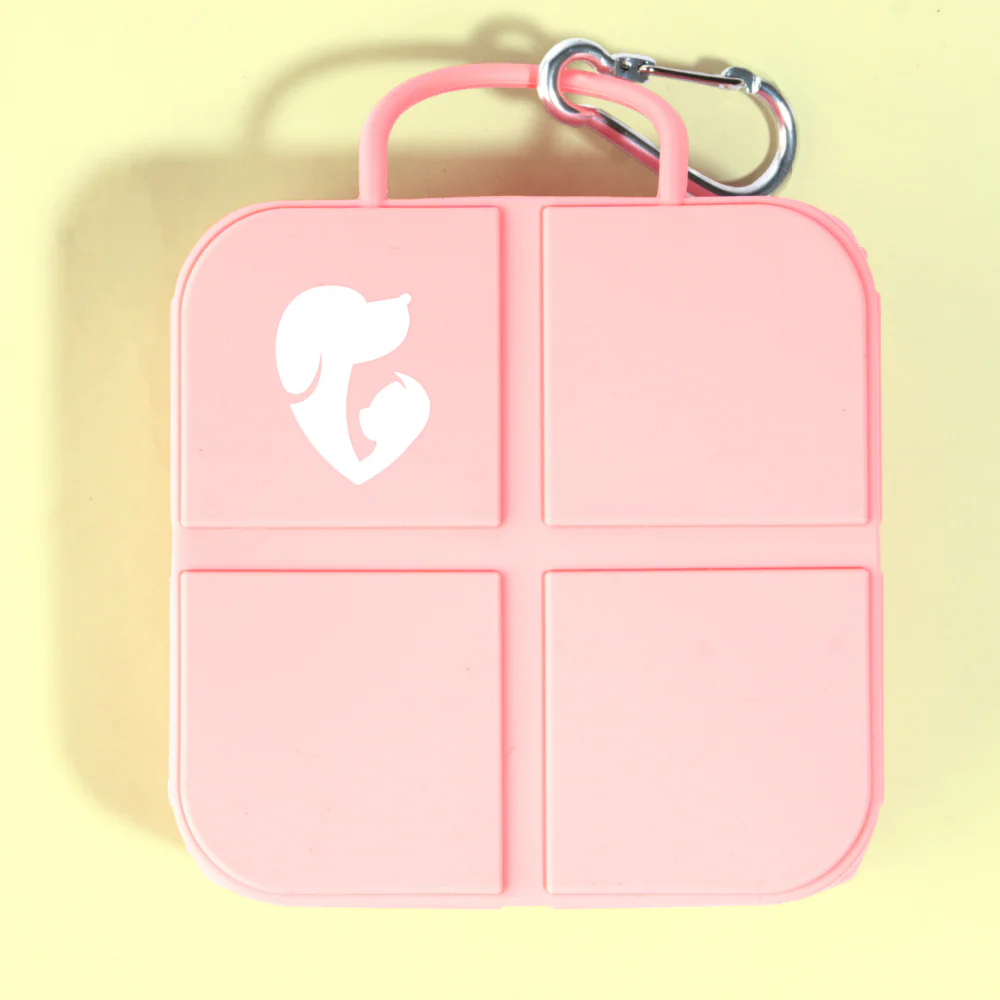 Pet Set Go  Foldable Square Bowl for Dogs (Pink) - Image 7