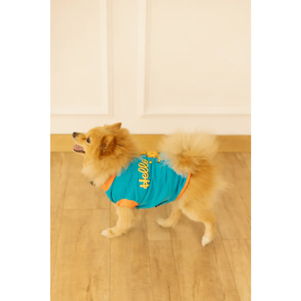 Pet Set Go Giraffe T-shirt for Dogs (Blue) - Image 11