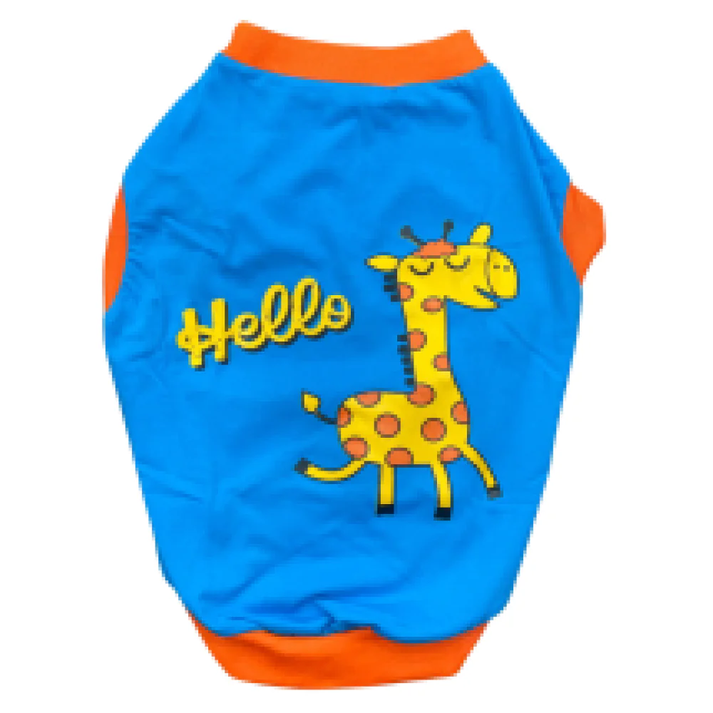 Pet Set Go Giraffe T-shirt for Dogs (Blue) - Image 6