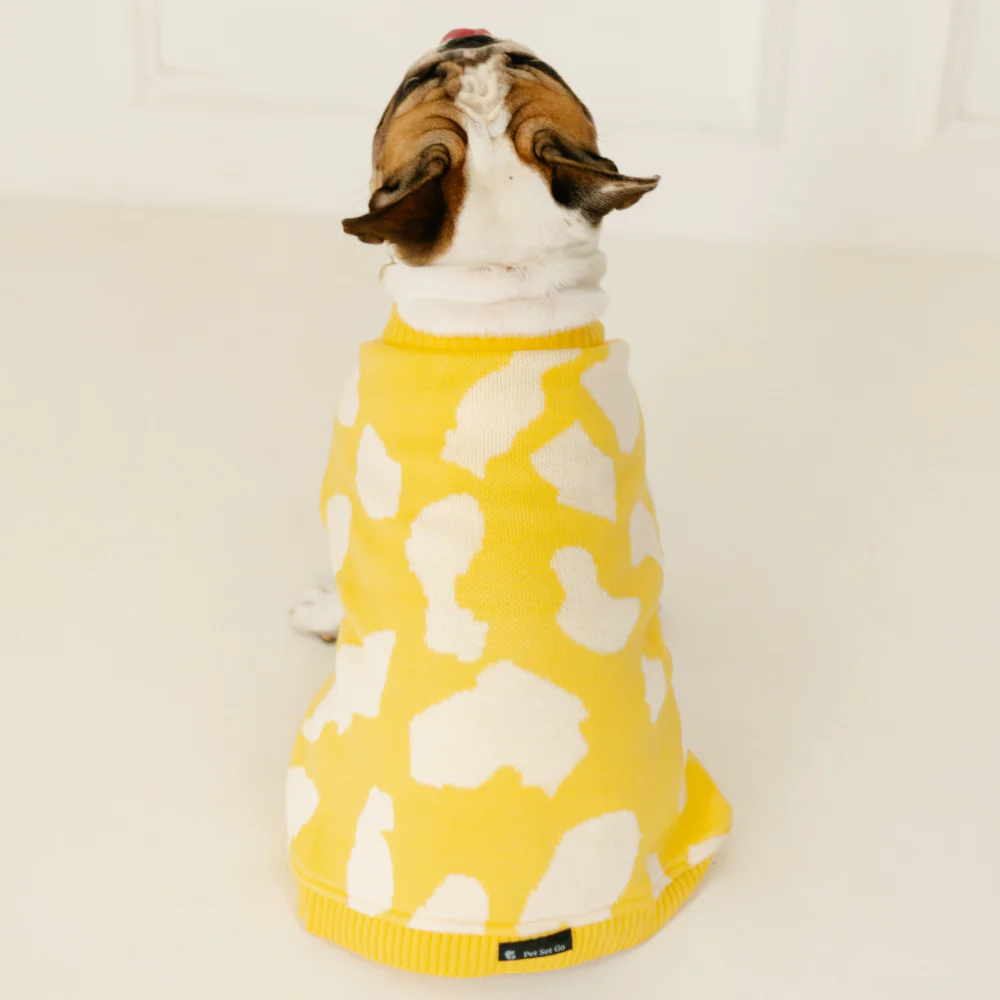 Pet Set Go Joey’s Sweater for Dogs and Cats (Yellow) - Image 5