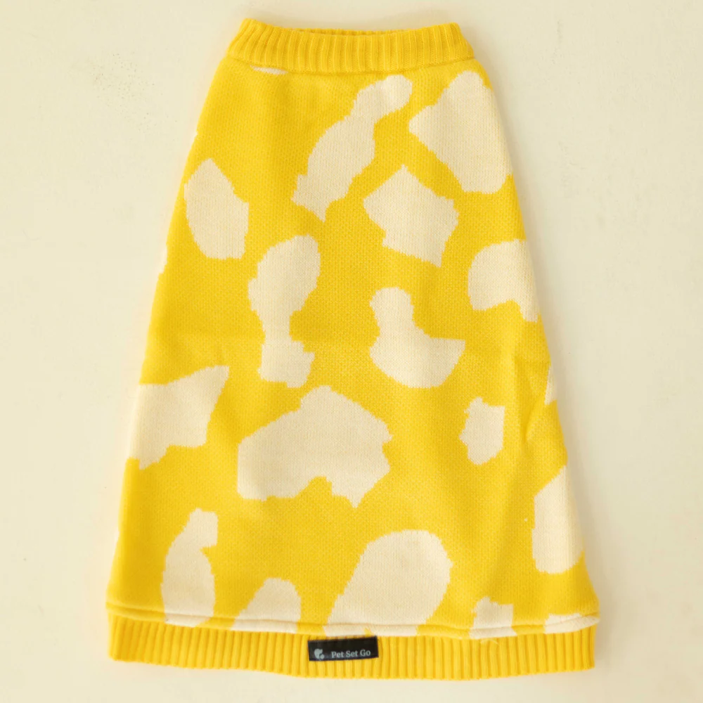 Pet Set Go Joey’s Sweater for Dogs and Cats (Yellow) - Image 7
