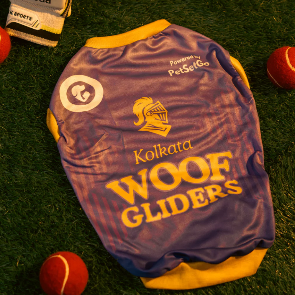 Pet Set Go Kolkata Woof Gliders IPL Jersey for Dogs (Purple) | Indian Pet League - Image 3