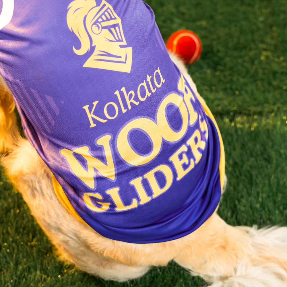 Pet Set Go Kolkata Woof Gliders IPL Jersey for Dogs (Purple) | Indian Pet League - Image 4