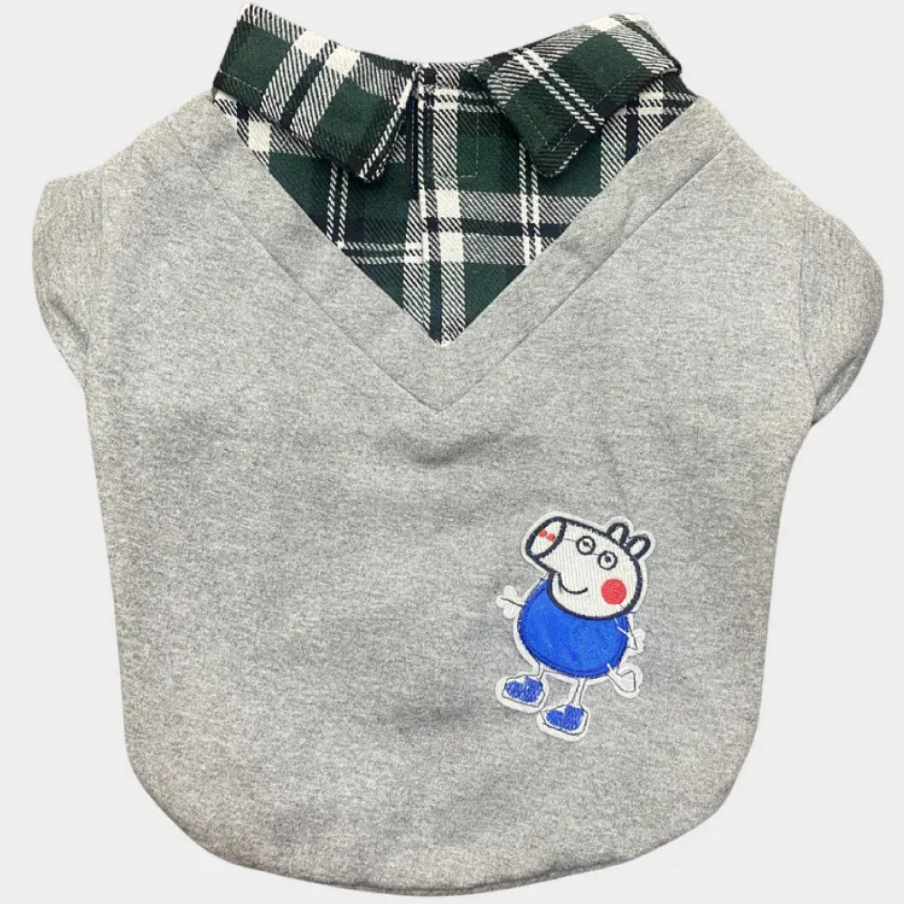 Pet Set Go Polo Knit Tshirt for Dogs (Grey) - Image 6