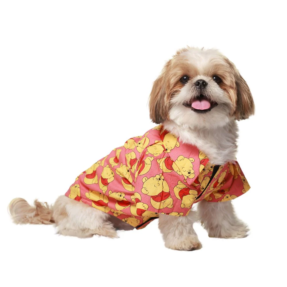 Pet Set Go Pooh Cotton Shirt for Dogs (Red) - Image 4