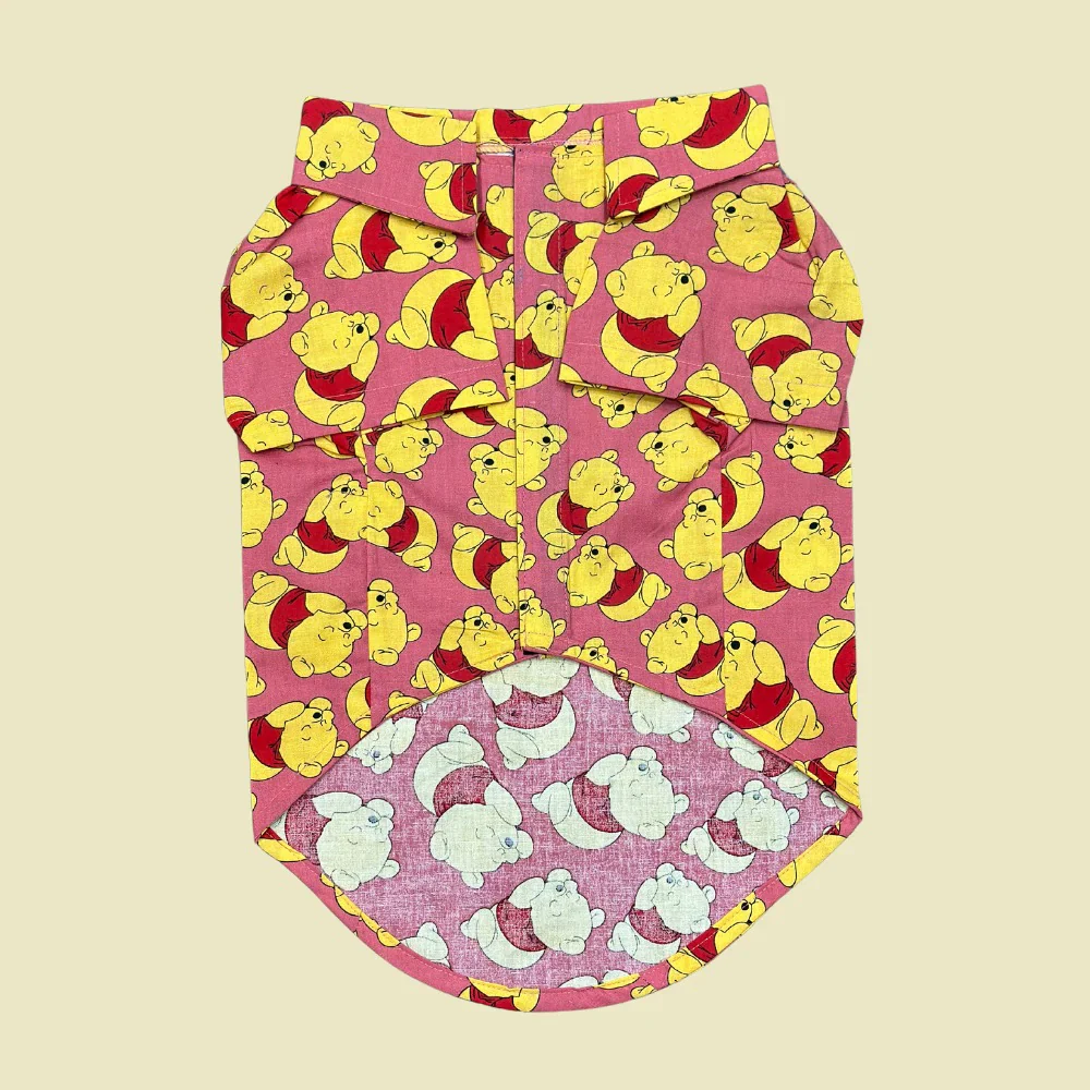 Pet Set Go Pooh Cotton Shirt for Dogs (Red) - Image 5