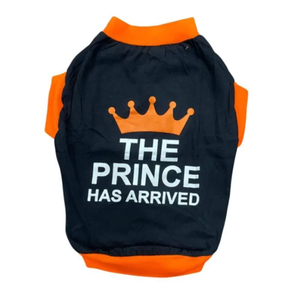Pet Set Go Prince has Arrived T-shirt for Dogs (Black) - Image 5