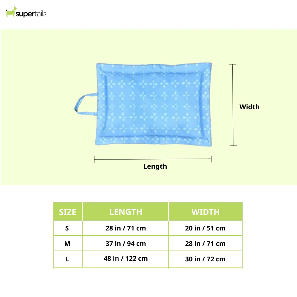 Pet Set Go Sky Bloom Mat for Dogs (Sky Blue) - Image 10