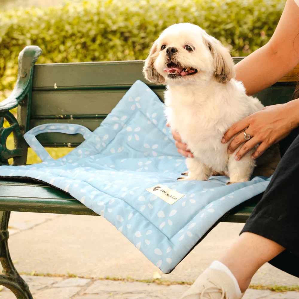 Pet Set Go Sky Bloom Mat for Dogs (Sky Blue) - Image 4