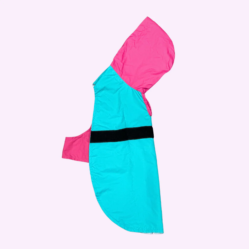 Pet Set Go Splash Waterproof Raincoat for Dogs (Aqua Pink) - Image 10