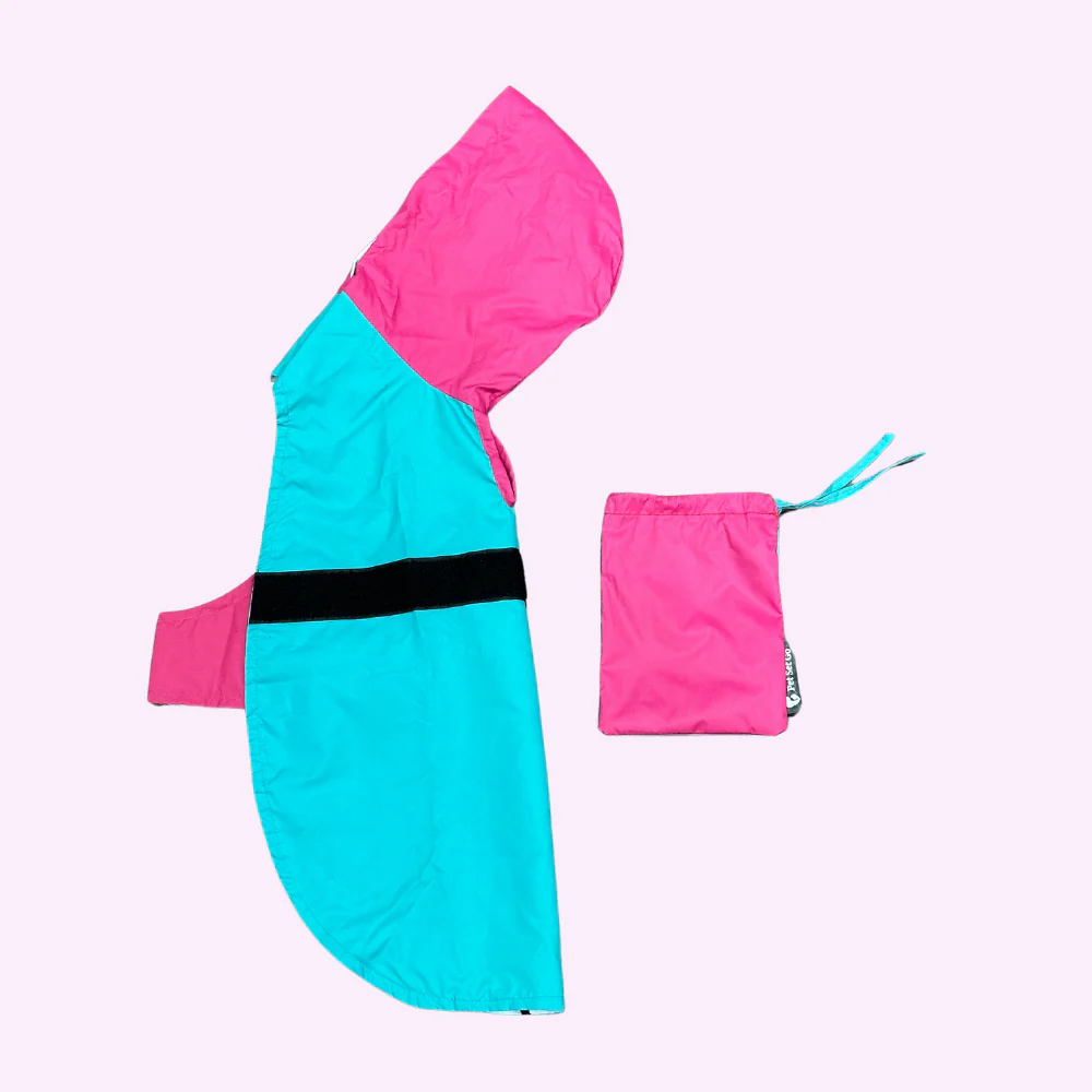 Pet Set Go Splash Waterproof Raincoat for Dogs (Aqua Pink) - Image 11