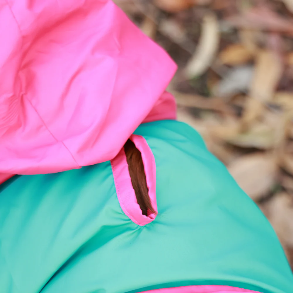 Pet Set Go Splash Waterproof Raincoat for Dogs (Aqua Pink) - Image 8