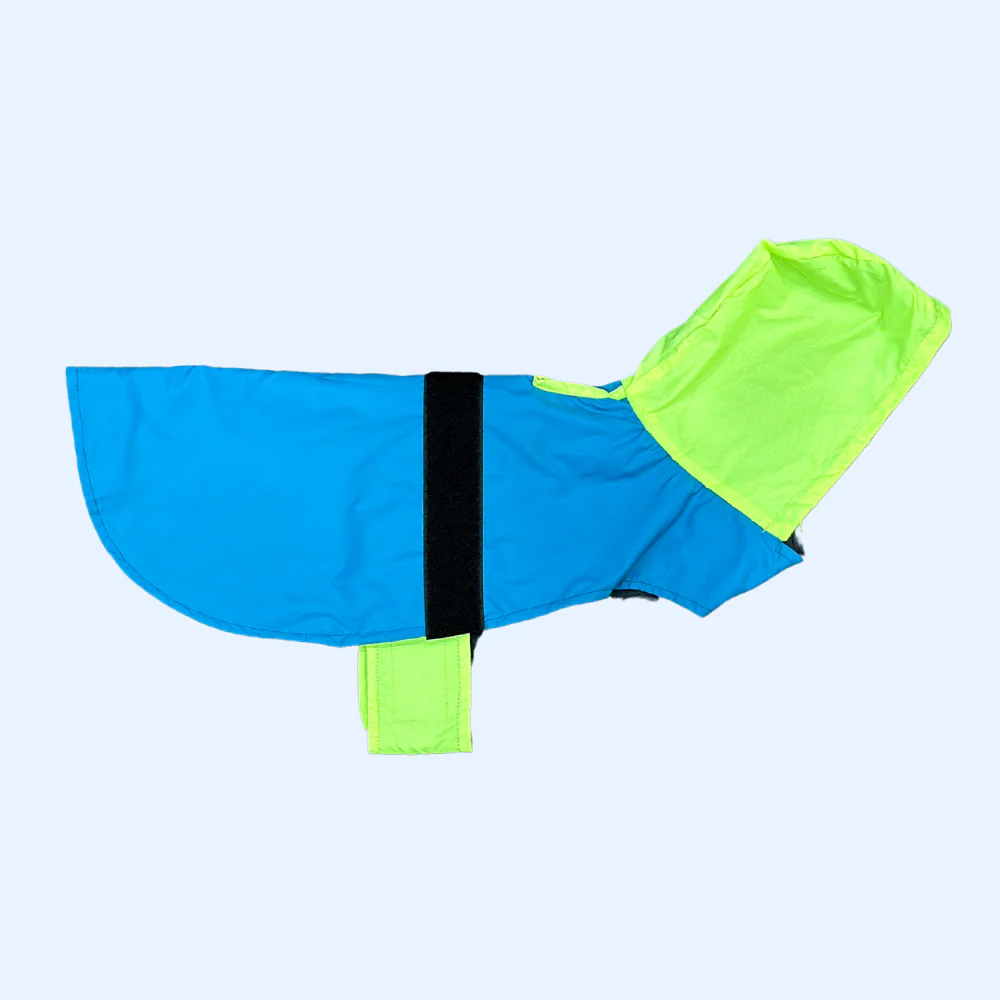 Pet Set Go Splash Waterproof Raincoat for Dogs (Neon Blue) - Image 8