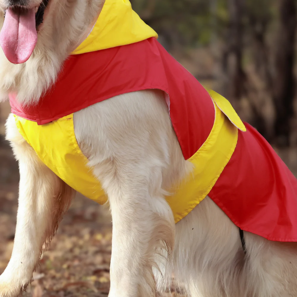 Pet Set Go Splash Waterproof Raincoat for Dogs (Red/Yellow) - Image 11