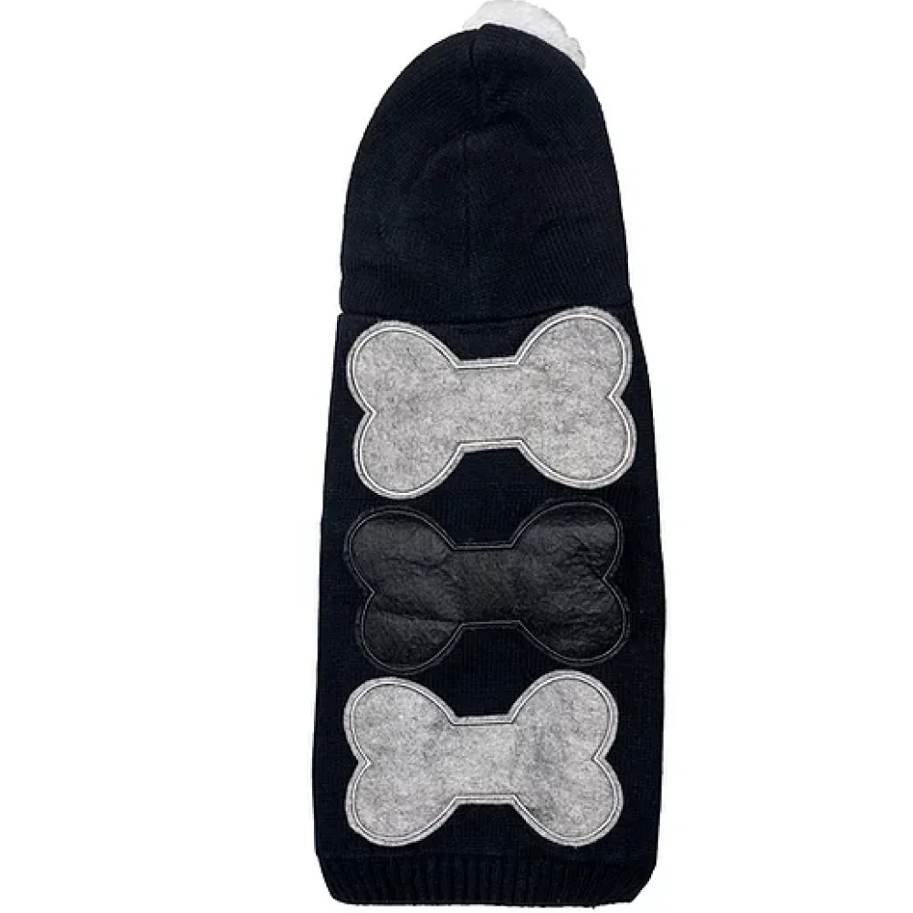 Pet Snugs Fur Coated 3 Bones Sweaters for Dogs (Dark Blue) - Image 2