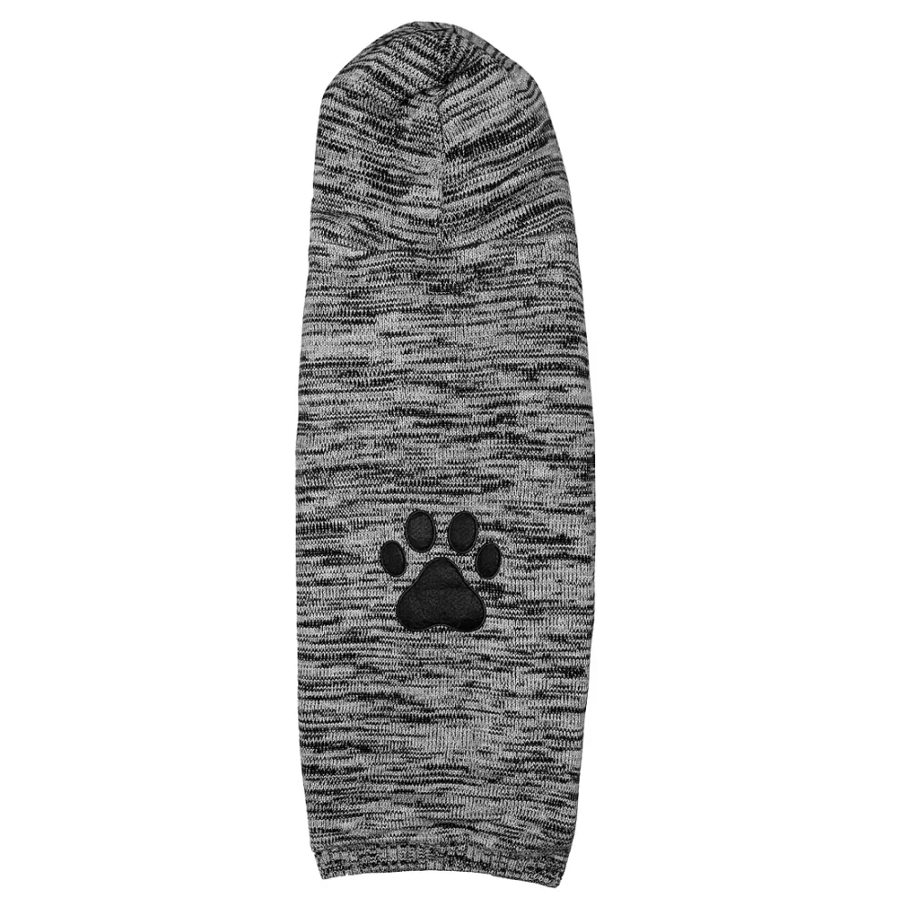 Pet Snugs Fur Coated Paw Design Sweaters for Dogs and Cats (Dark Grey) - Image 2