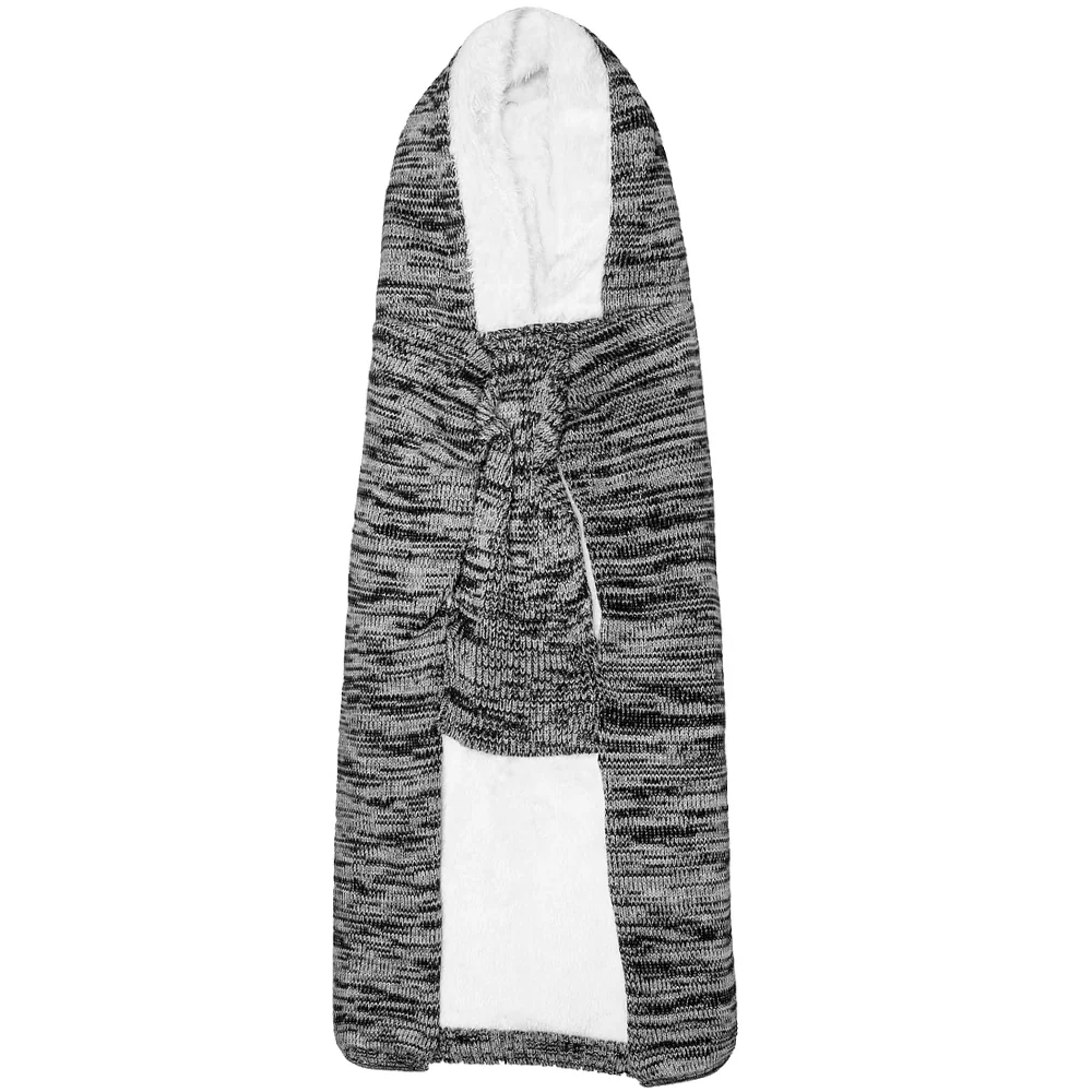 Pet Snugs Fur Coated Paw Design Sweaters for Dogs and Cats (Dark Grey) - Image 3