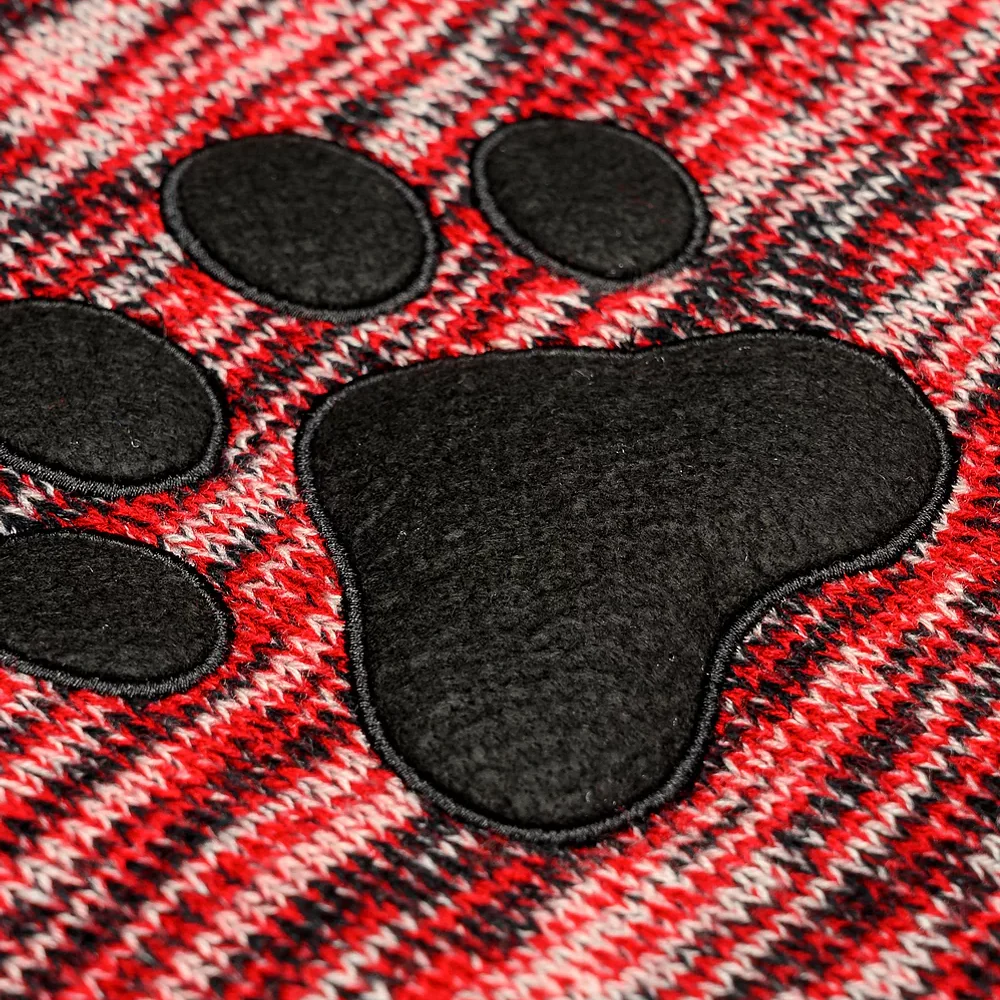 Pet Snugs Fur Coated Paw Design Sweaters for Dogs (Red) - Image 3