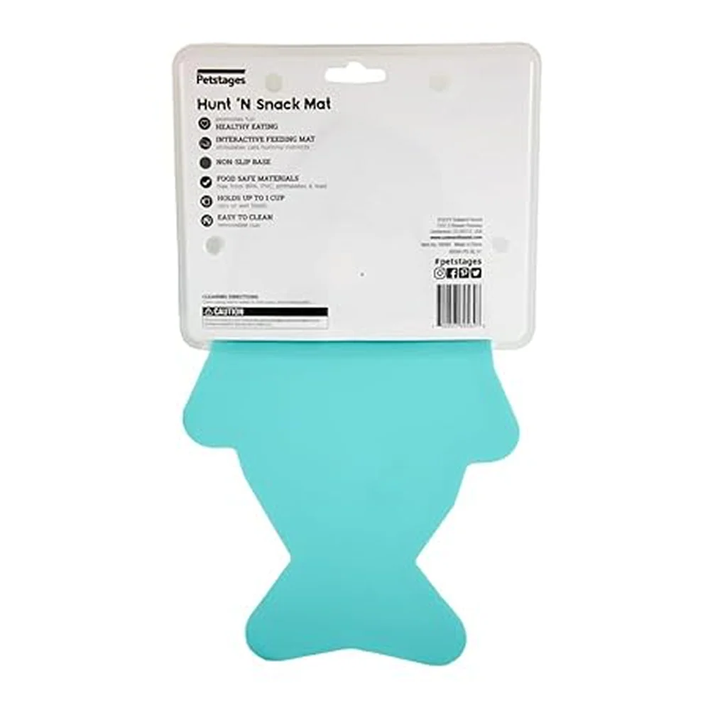 Petstages Hunt N Snack Mat Slow Feeder for Dogs and Cat (Blue) - Image 6