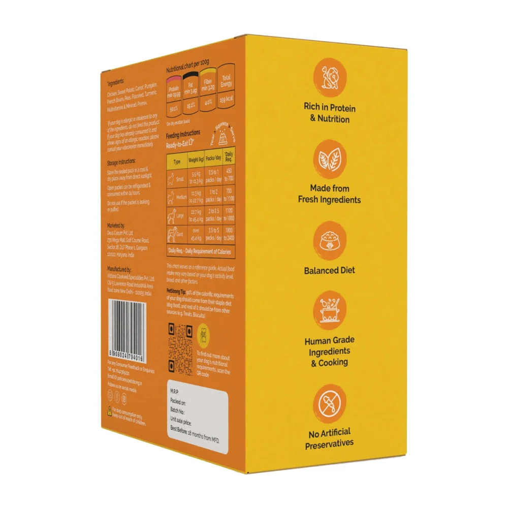 PetStrong Chicken and Pumpkin Grain Free Fresh Food for Dogs - Image 10