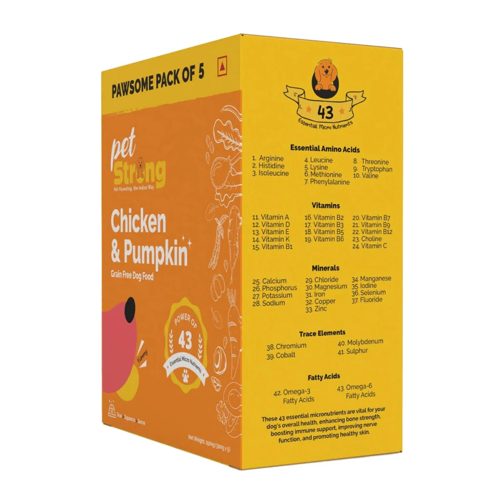 PetStrong Chicken and Pumpkin Grain Free Fresh Food for Dogs - Image 3