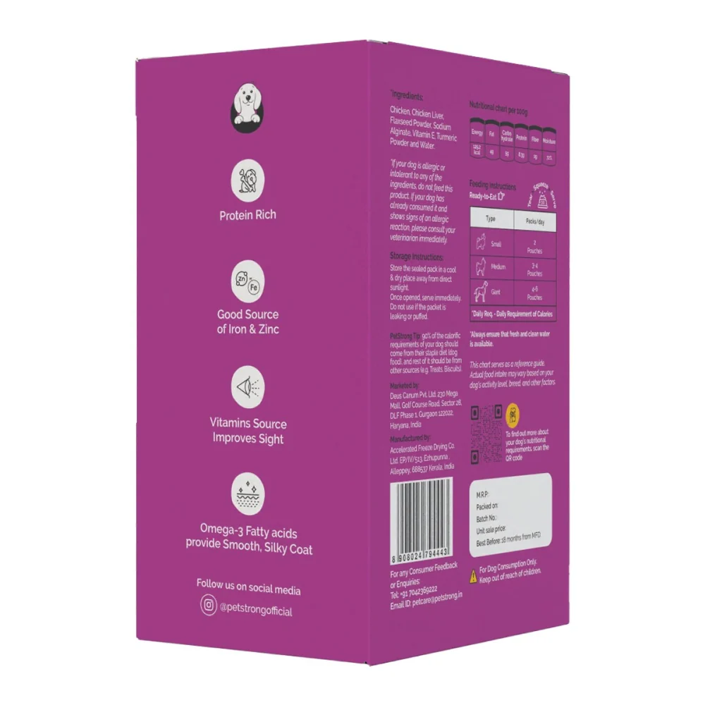 PetStrong Chicken Liver in Gravy Wet Food for Dogs - Image 4