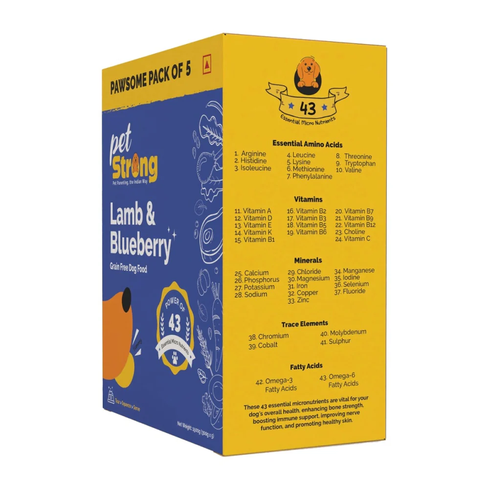 PetStrong Lamb and Blueberry Grain Free Fresh Food for Dogs - Image 3