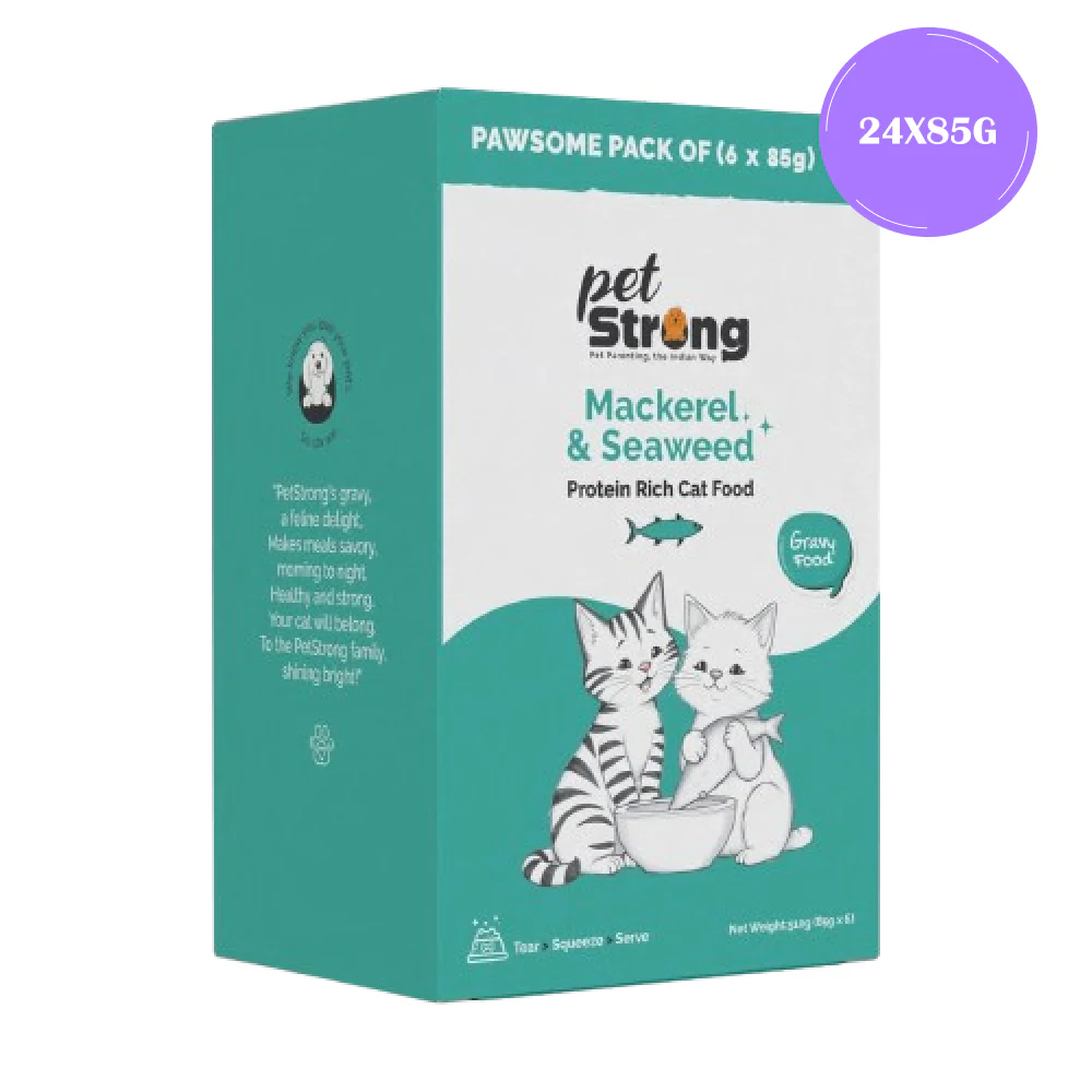 PetStrong Mackerel and Seaweed in Gravy Cat Wet Food - Image 10