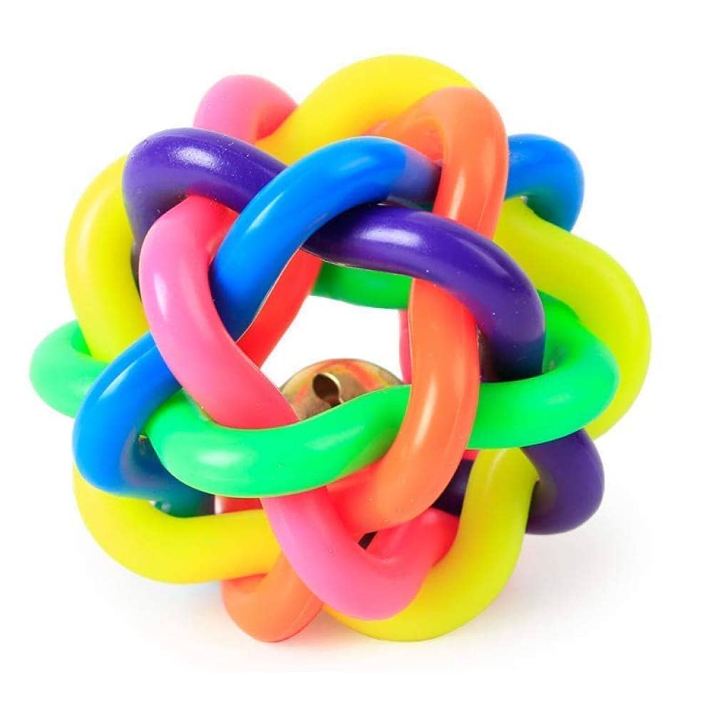 Pet Vogue Bone Shaped Rubber Chew Toy and Bouncy Rubber Ball Toys Combo for Dogs - Image 3