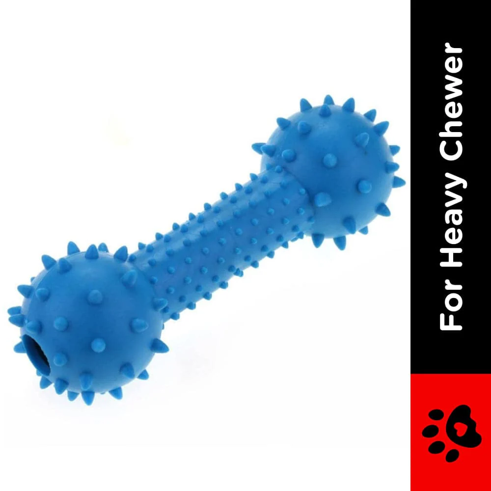 Pet Vogue Bone Shaped Rubber Chew Toy and Bouncy Rubber Ball Toys Combo for Dogs - Image 4