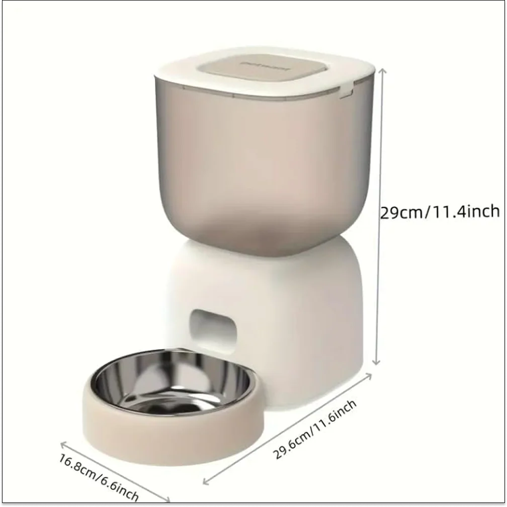 Pet Vogue Automatic Feeder Stainless Steel Dish for Cats and Small Dogs - Image 5