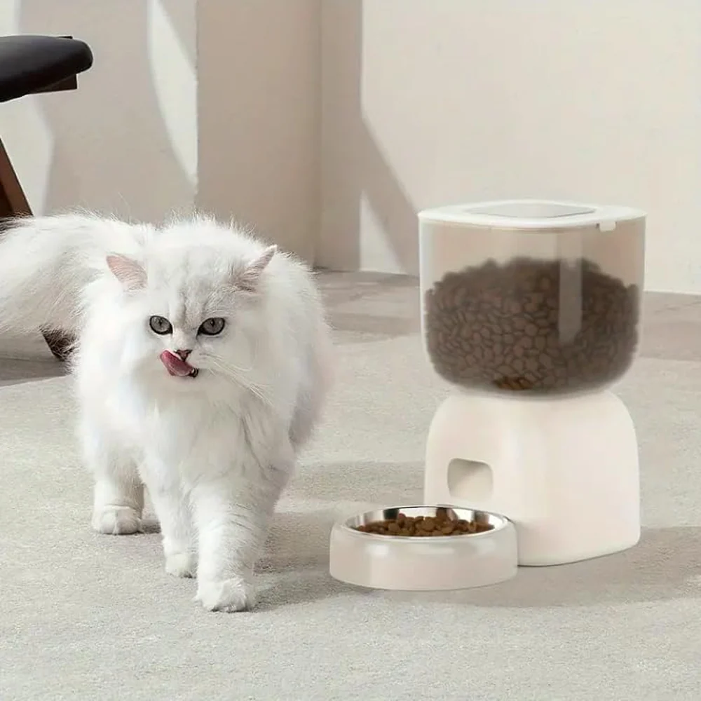 Pet Vogue Automatic Feeder Stainless Steel Dish for Cats and Small Dogs - Image 6