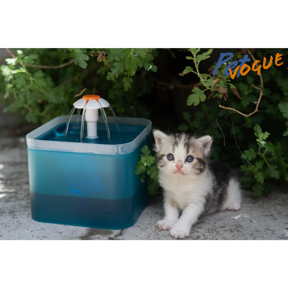 Pet Vogue Automatic Water Fountain with LED Light for Cats and Dogs (Blue) - Image 6