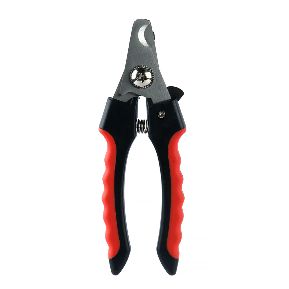Pet Vogue Nail Clipper for Dogs and Cats (Black/Red) - Image 2