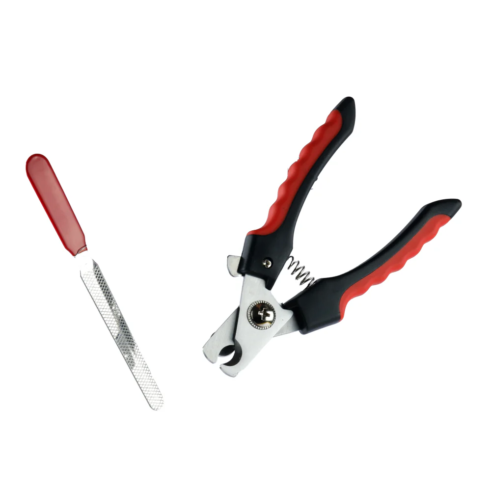 Pet Vogue Nail Clipper for Dogs and Cats (Black/Red) - Image 4
