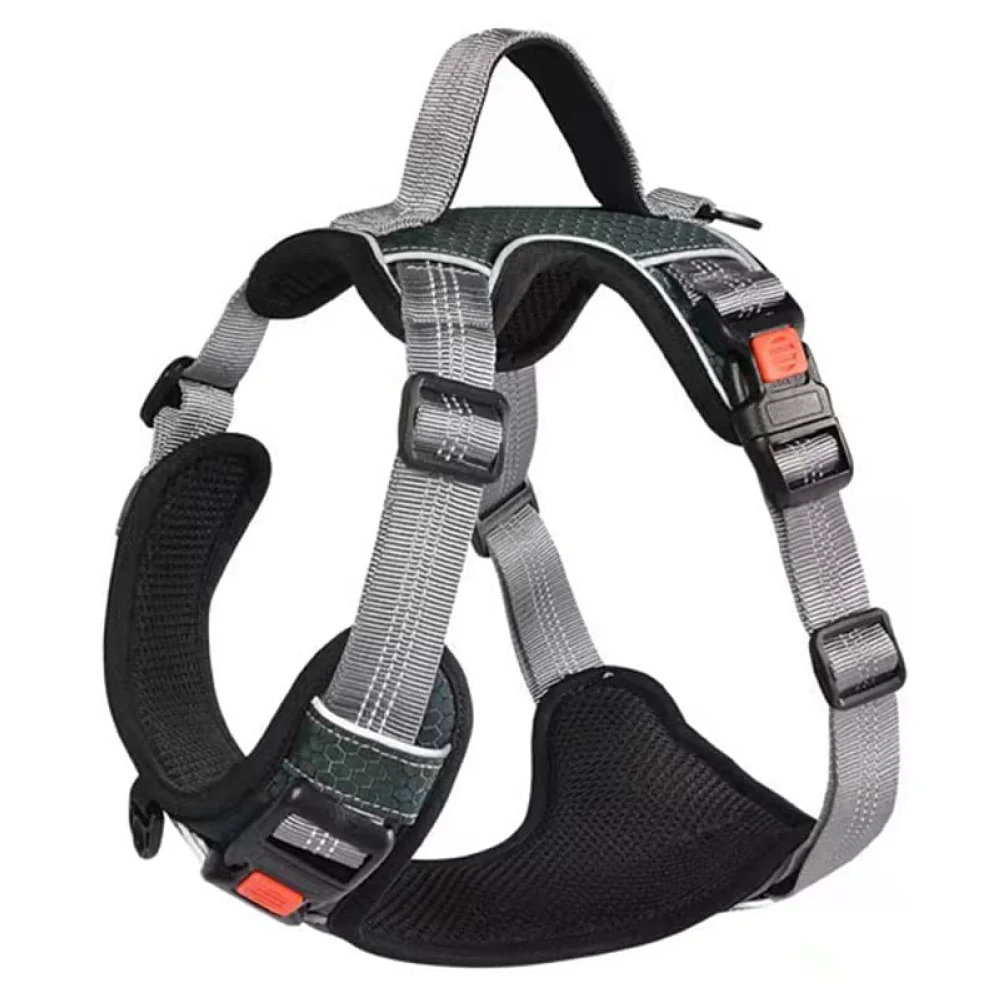 Pet Vogue No Pull Reflective Harness for Dogs (Black) - Image 7