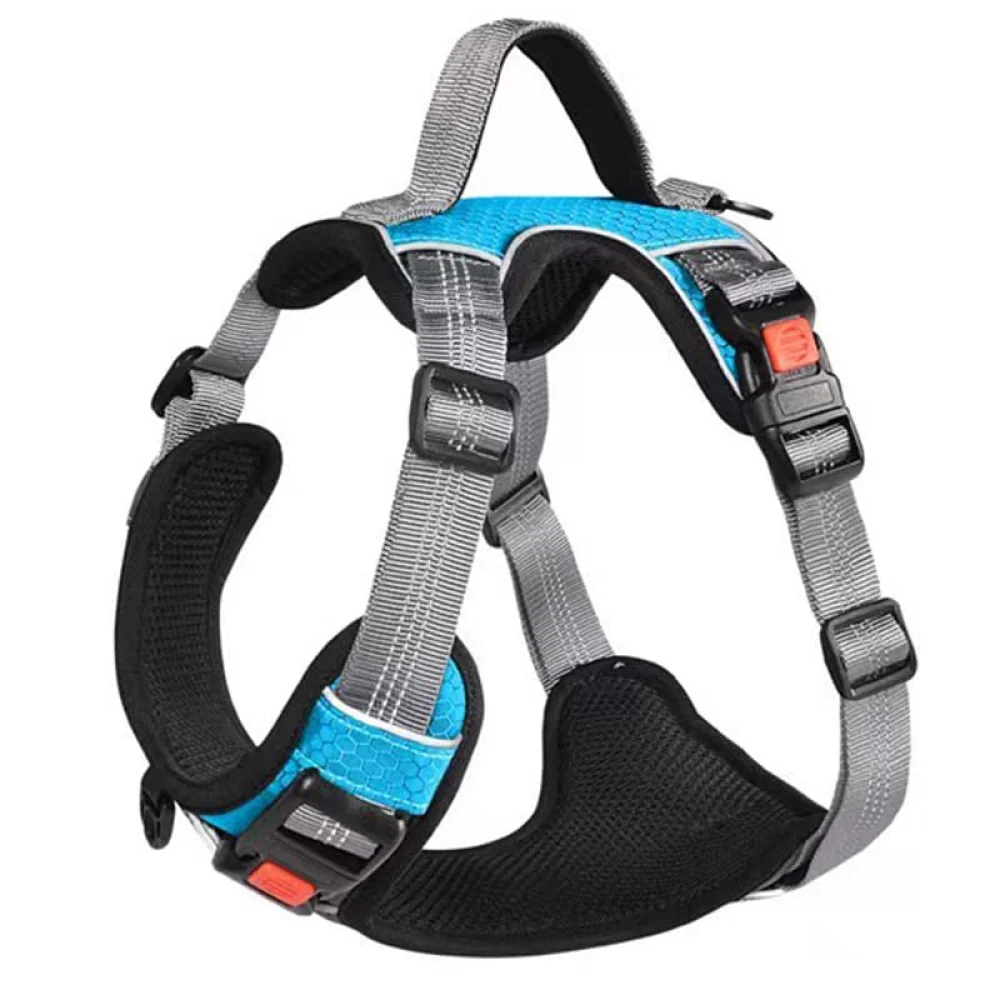 Pet Vogue No Pull Reflective Harness for Dogs (Blue) - Image 7
