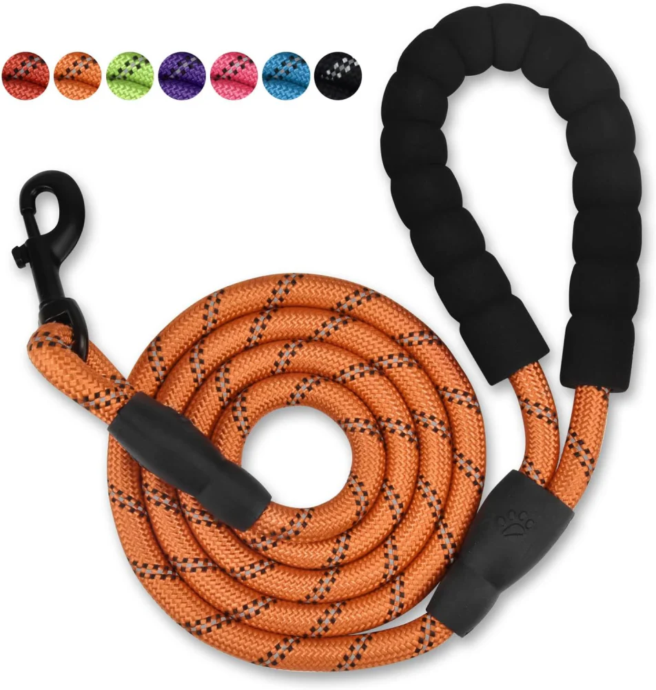 Pet Vogue Reflective Rope Leash for Dogs (Orange) - Image 10