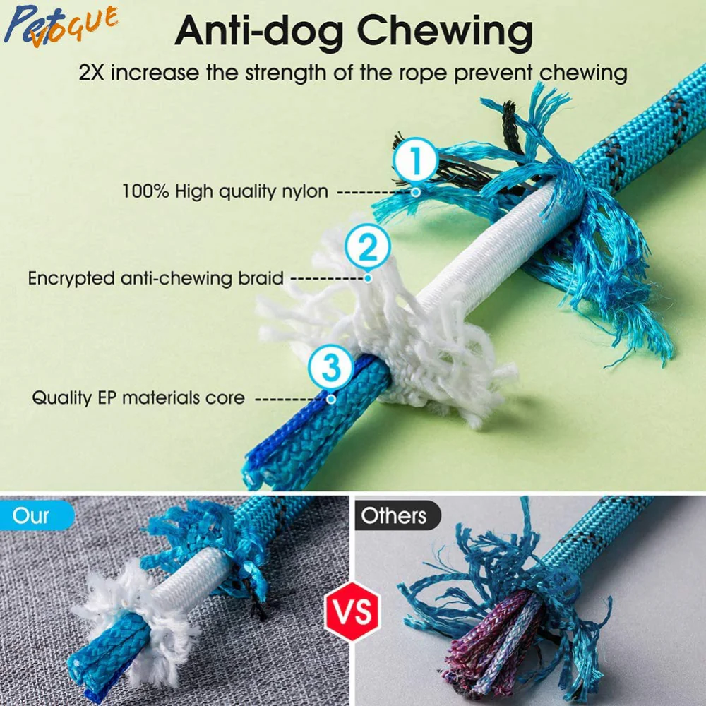 Pet Vogue Rope Leash for Dogs (Blue) - Image 4