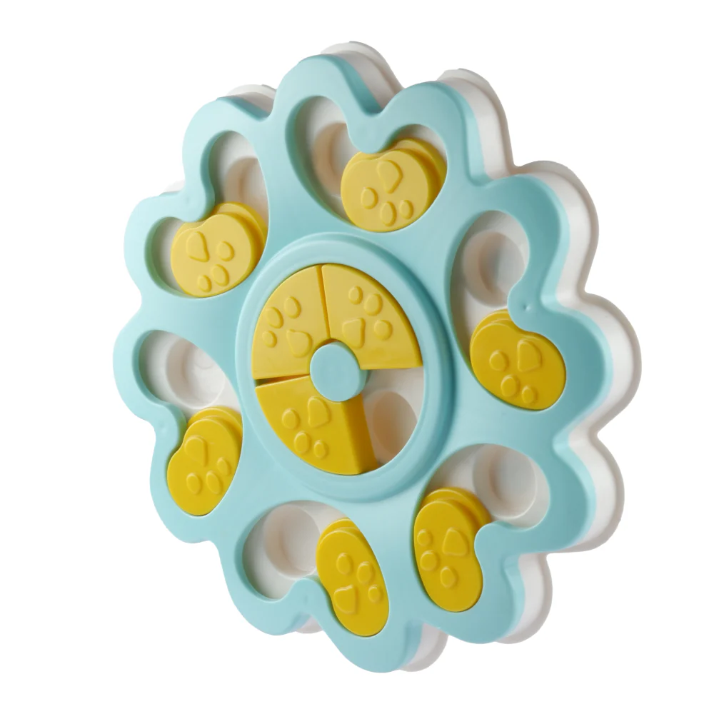 Pet Vogue Slow Feeder Flower Shaped Toy for Dogs and Cats (Blue) - Image 3