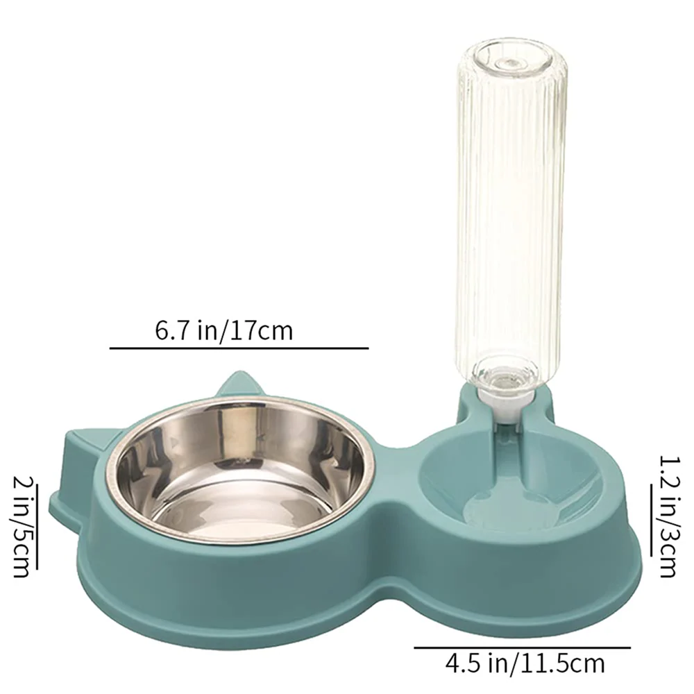 Pet Vogue Slow Feeder No Spill Drinking Water Bowl for Dogs and Cats (Green) - Image 2