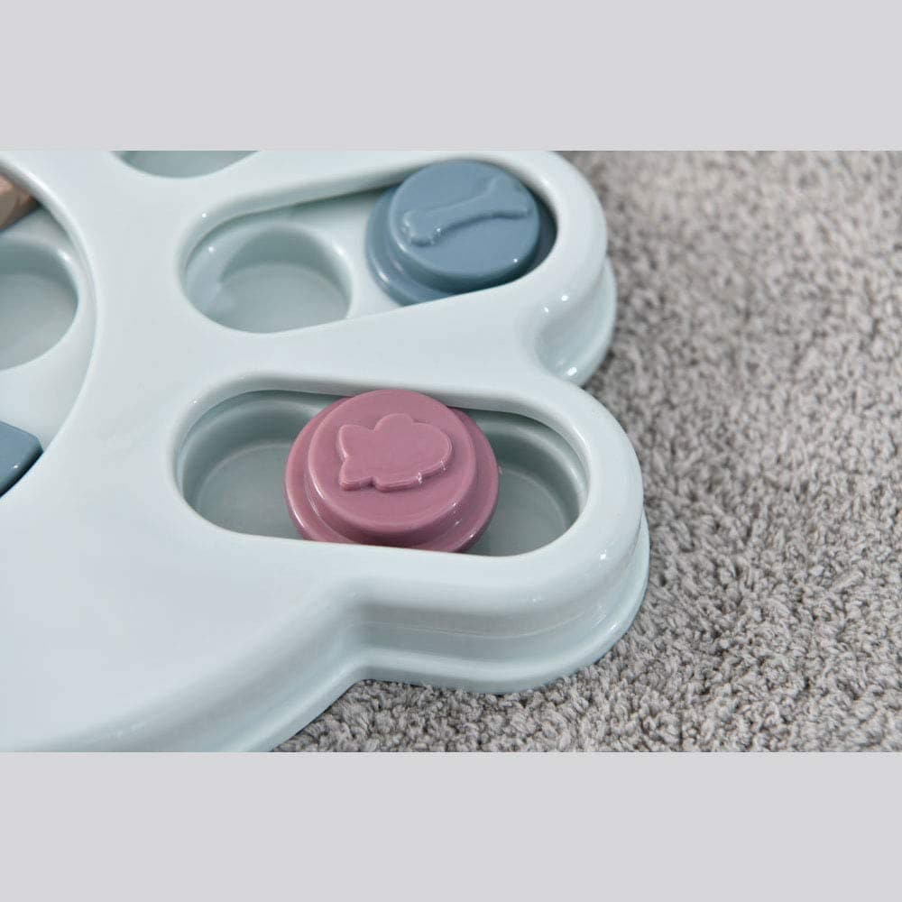 Pet Vogue Slow Feeder Paw Shaped Toy for Dogs and Cats (White) - Image 3