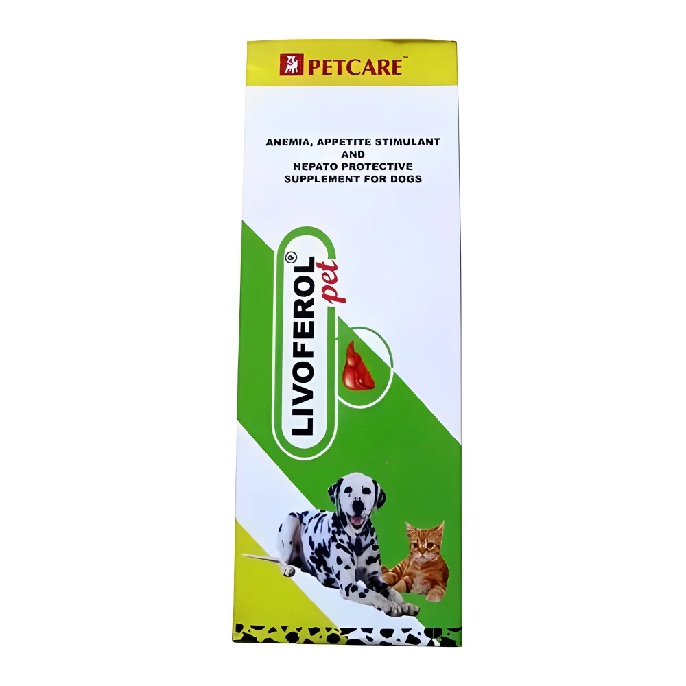 Petcare Livoferol Liver Tonic Appetite Booster for Dogs and Cats (200ml) - Image 2