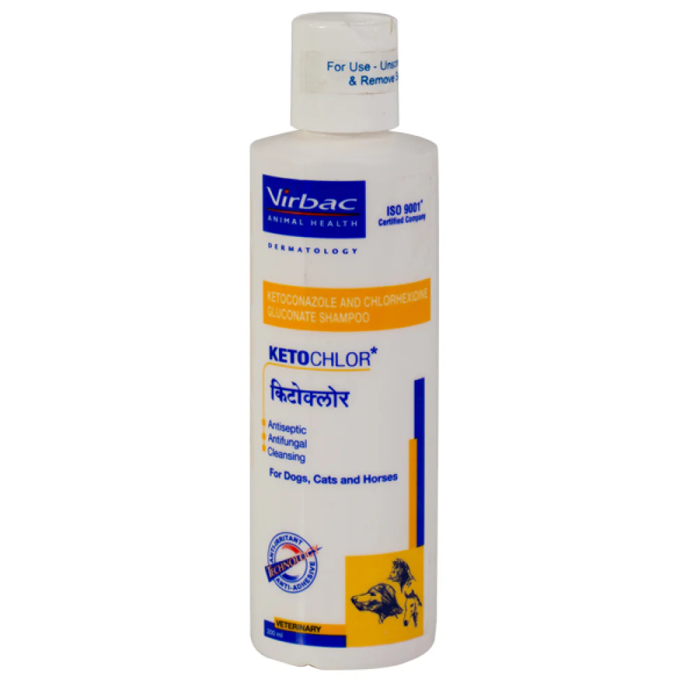 Petcare Petben Benzoyl Peroxide Shampoo 200ml and Virbac Ketochlor Shampoo 200ml for Dogs & Cats Combo - Image 3