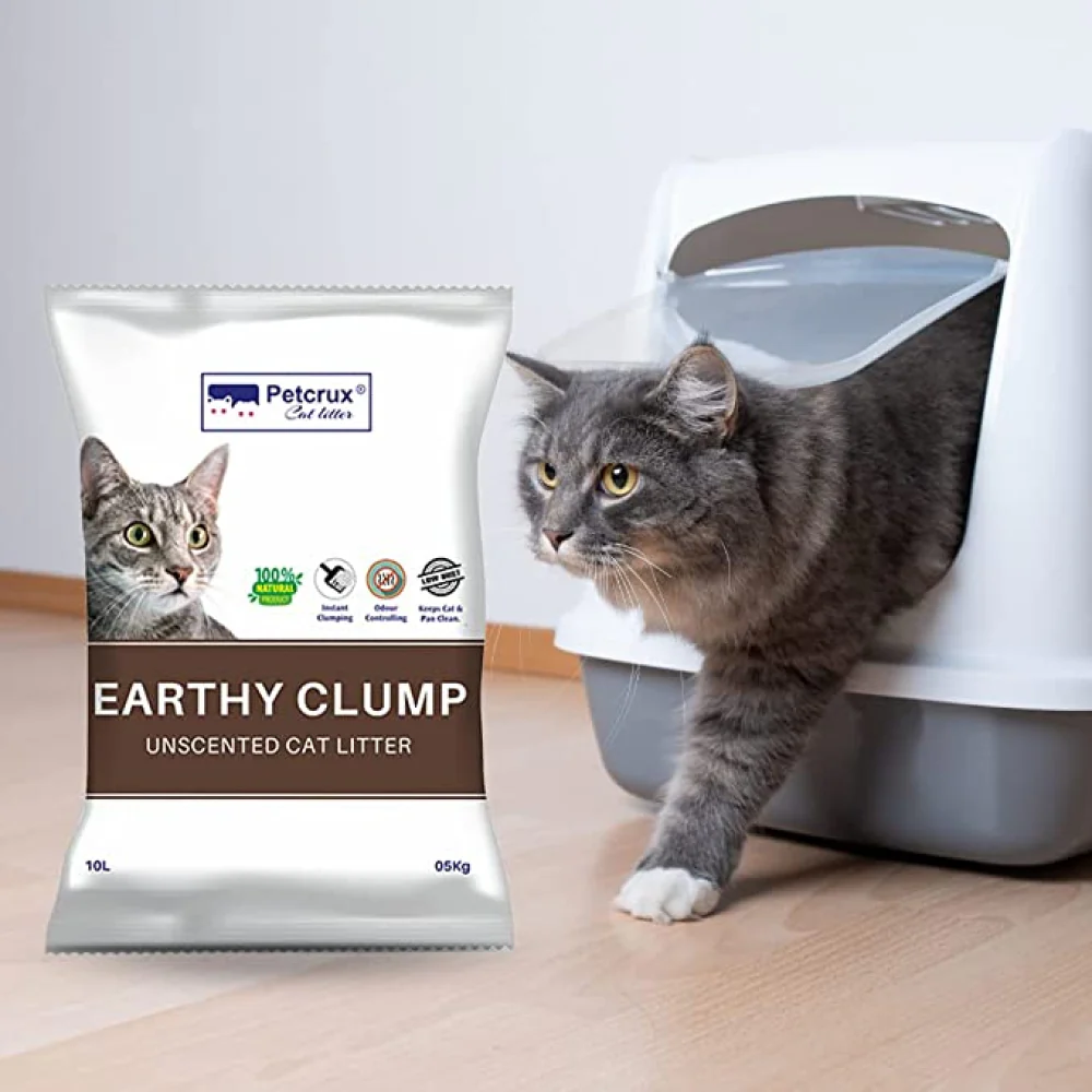 Petcrux Earthy Clump Unscented Cat Litter - Image 3