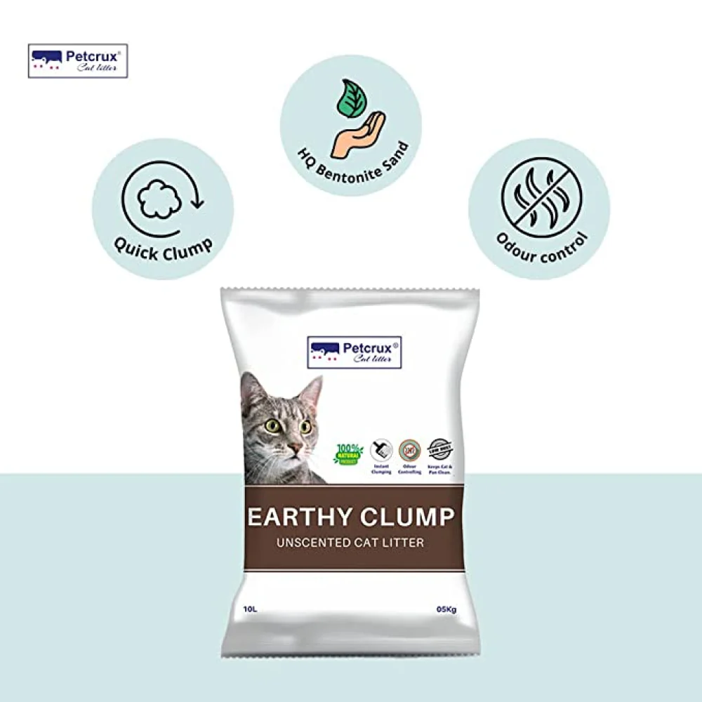 Petcrux Earthy Clump Unscented Cat Litter - Image 4