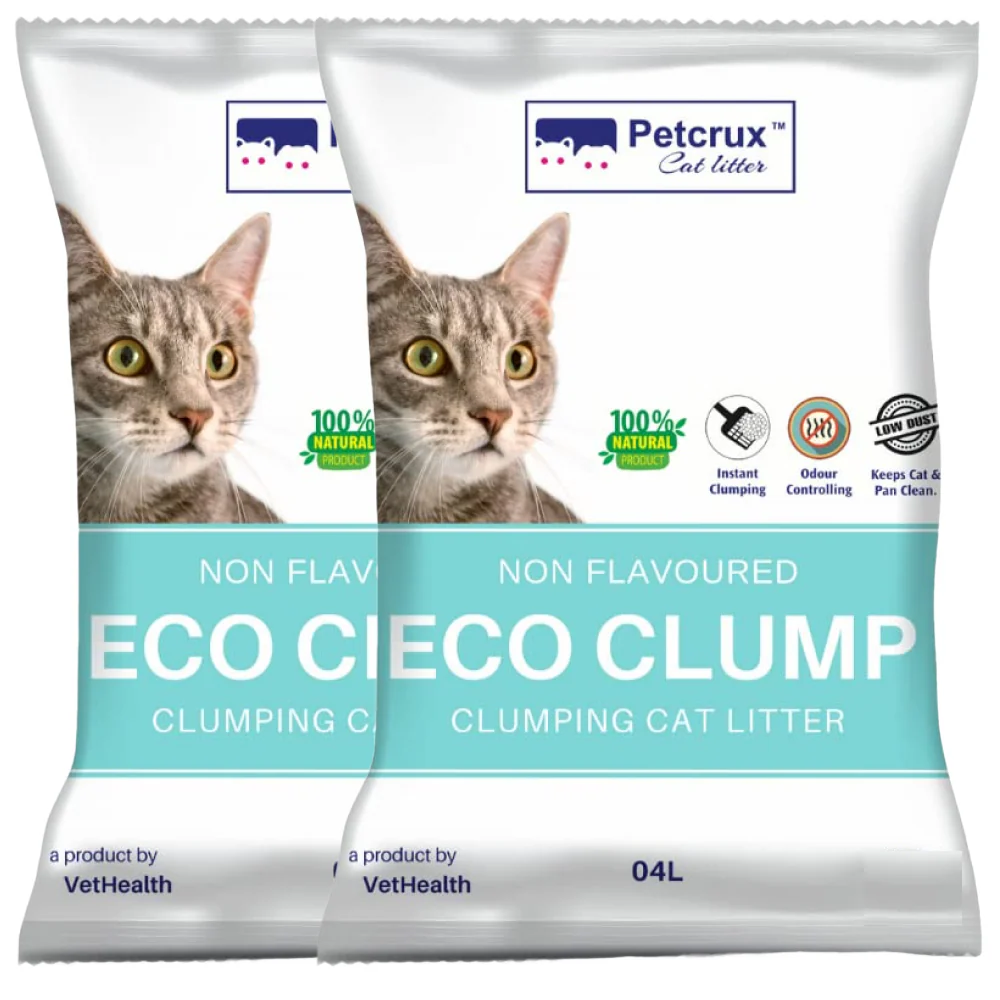 Petcrux Eco Clump Bentonite Unscented Cat Litter - Image 9