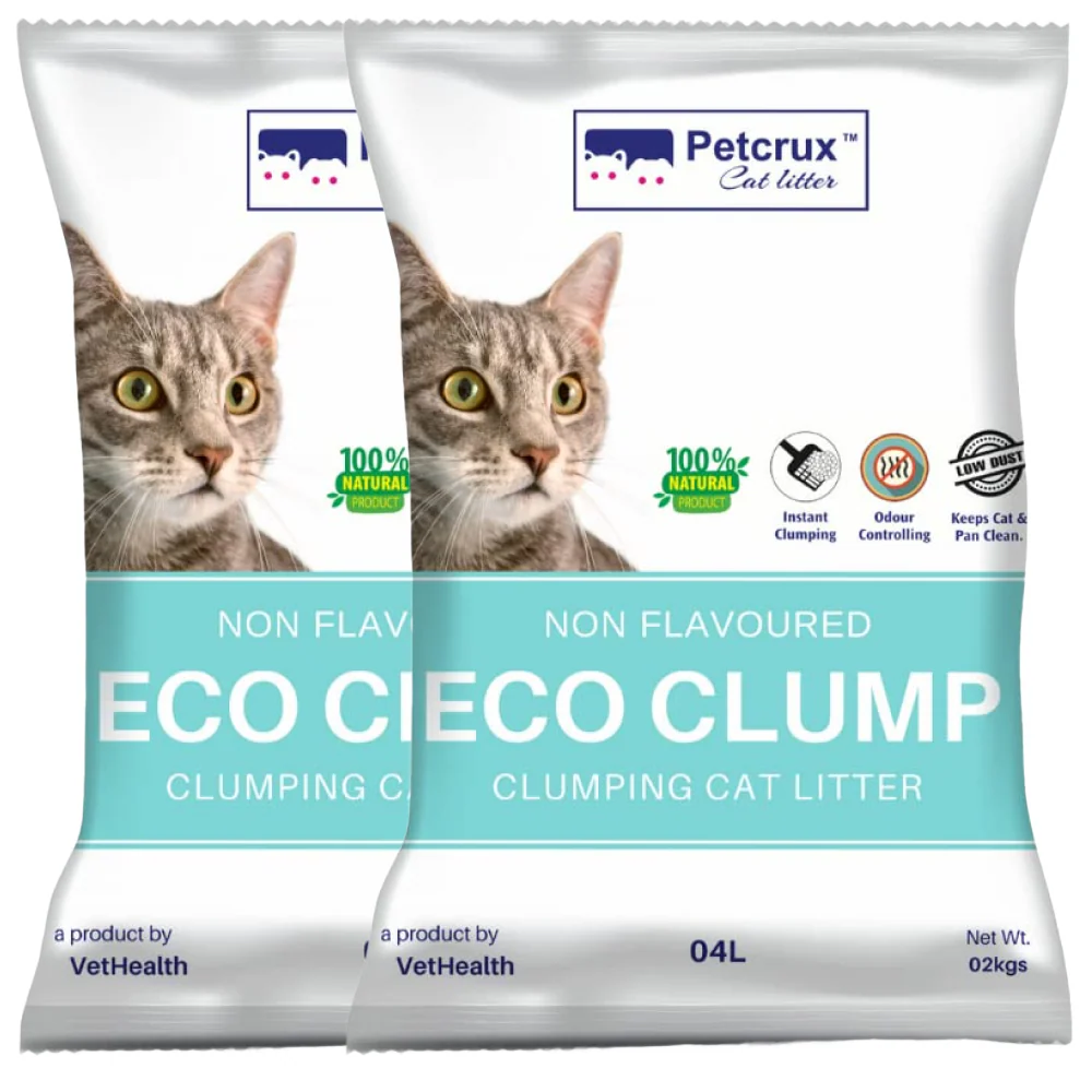 Petcrux Eco Clump Bentonite Unscented Cat Litter - Image 9