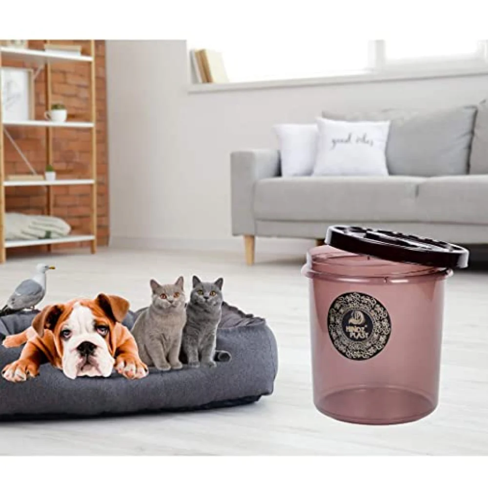 Petcrux Exclusive Brown Cat Litter Container - Image 2
